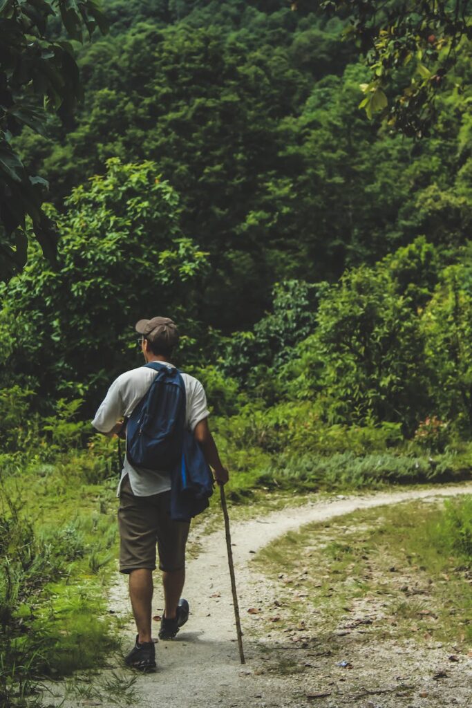 man walking on trail Things to Do in Land O' Lakes